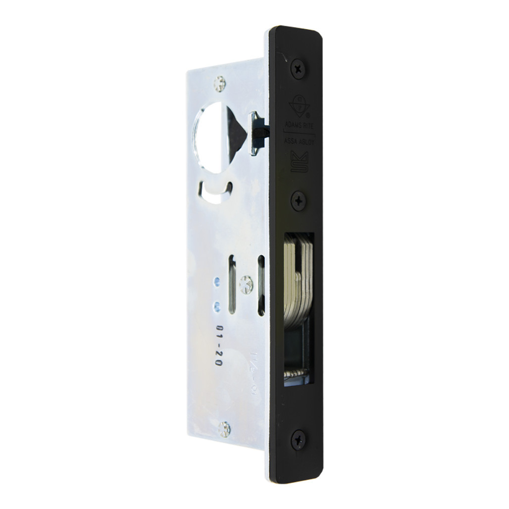 Adams Rite MS1850S Series MS Deadlock, Radius Faceplate, 1-1/8