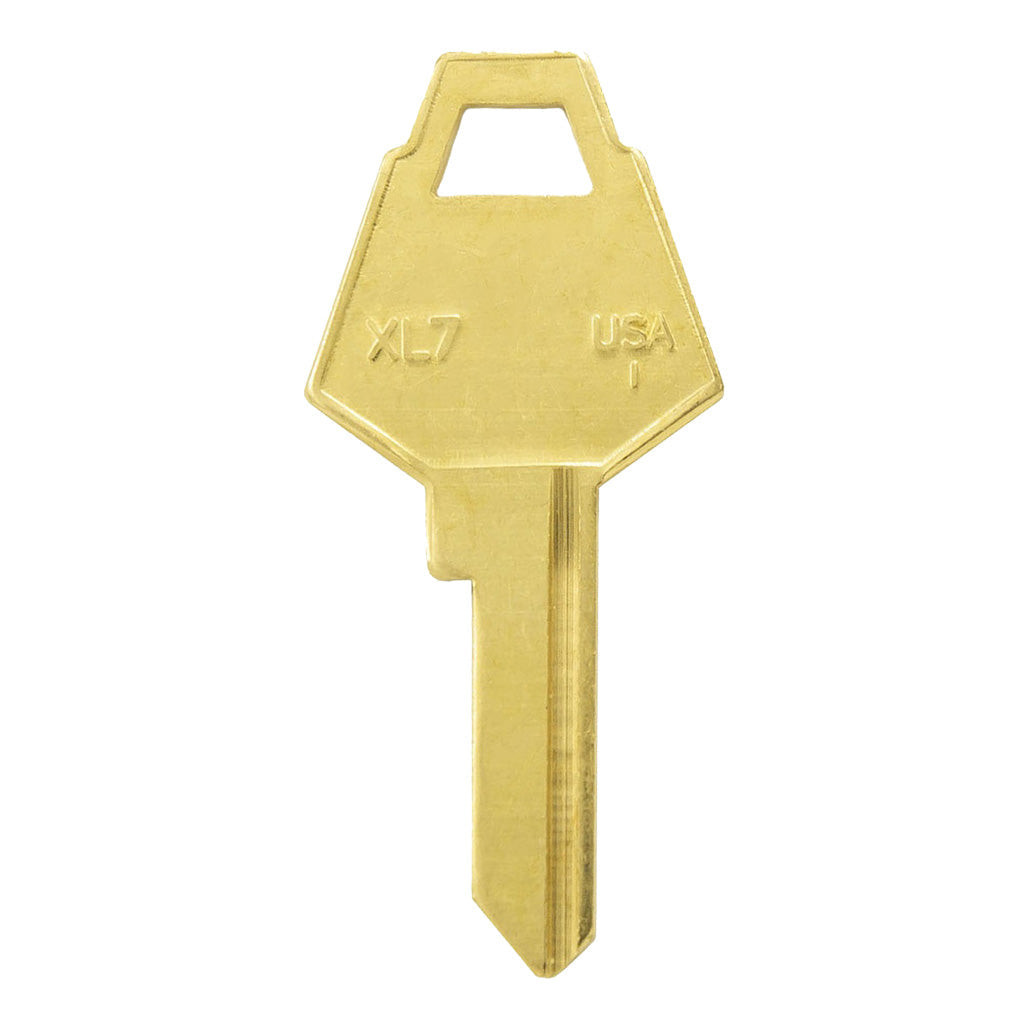 ILCO XL7 1180S Mailbox Lock Key Blank Brass 50 Pack ilco Our Brands