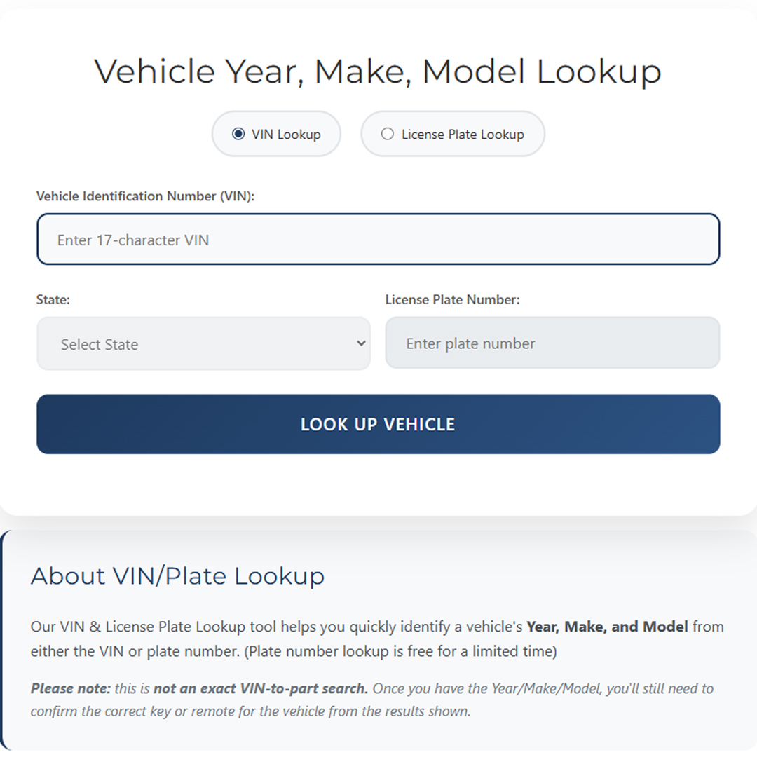What Is VIN & Plate Lookup and Why It Matters - Key Innovations ...