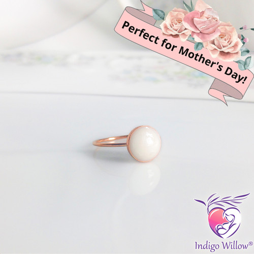 Solid gold breast milk jewelry clearance