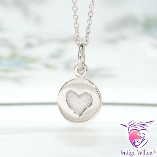 Sweetheart Breast Milk Heart Charm (Sterling Silver) Sweetheart Breast Milk Heart Charm (Sterling Silver)