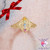 Vintage-Inspired Birthstone Ring (Sterling Silver, Solid 14K Gold, Solid Platinum : 1-5 Birthstones)