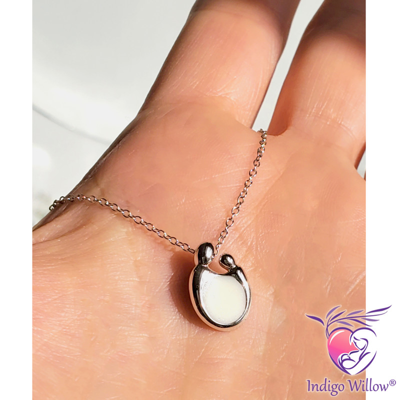 Mother and Baby Pendant - Breastmilk jewelry – Lackto