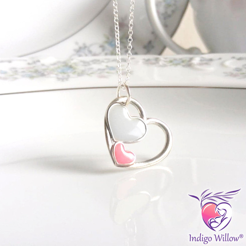 Three Hearts Breast Milk Pendant