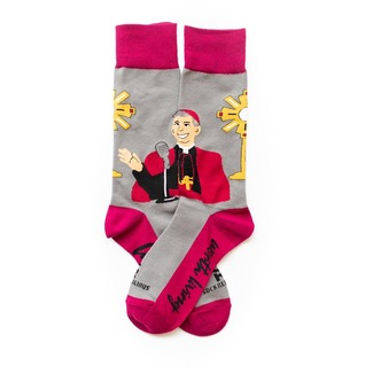 Sock Religious Marian Monogram Socks