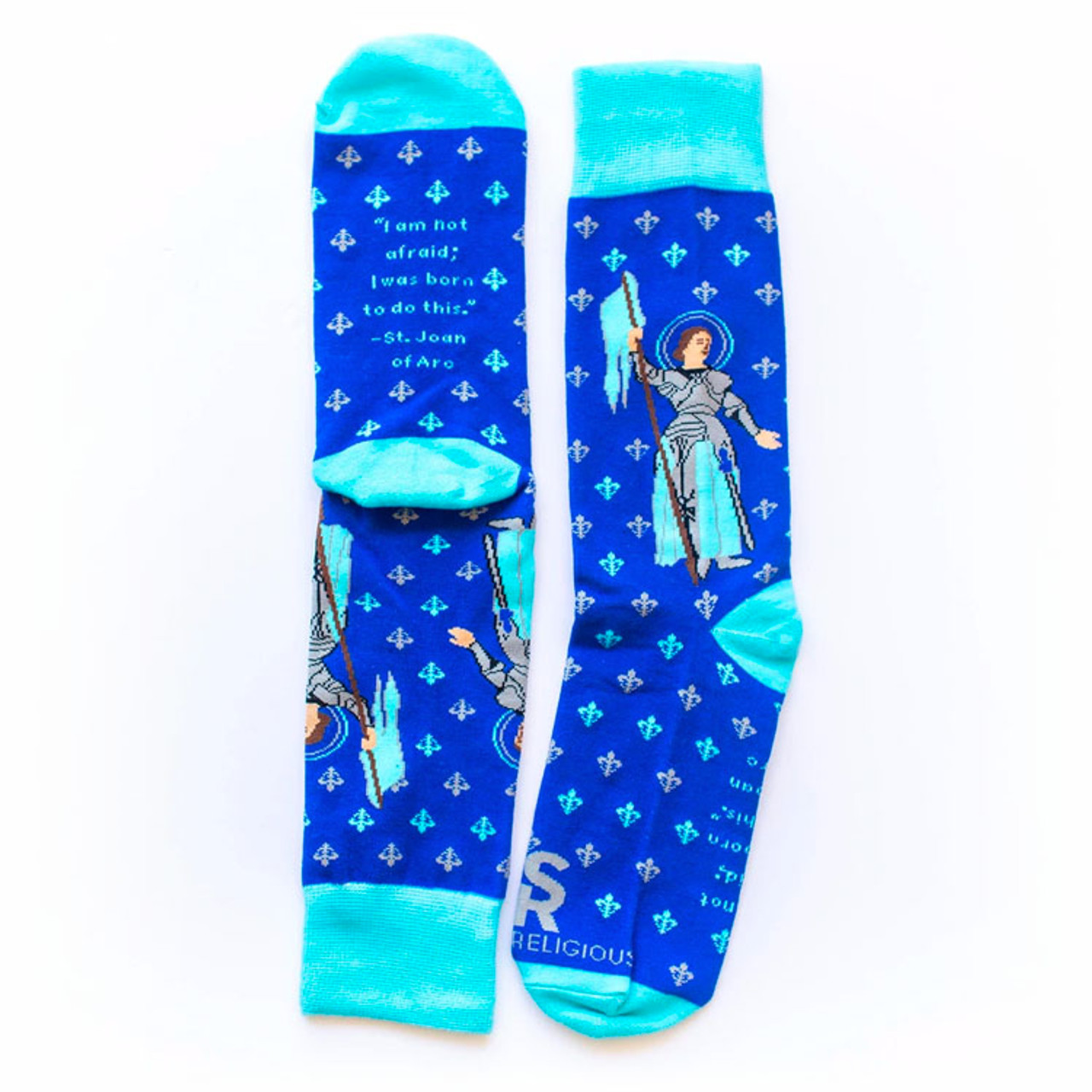 Sock Religious Marian Monogram Socks