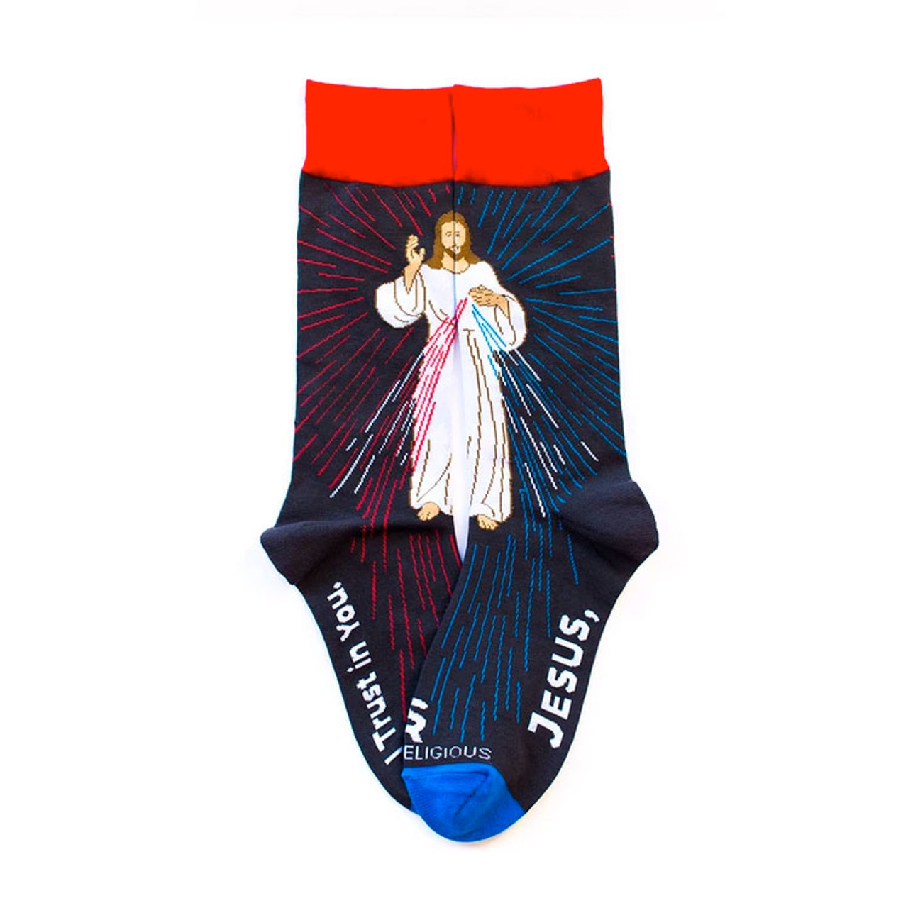 Sock Religious Marian Monogram Socks
