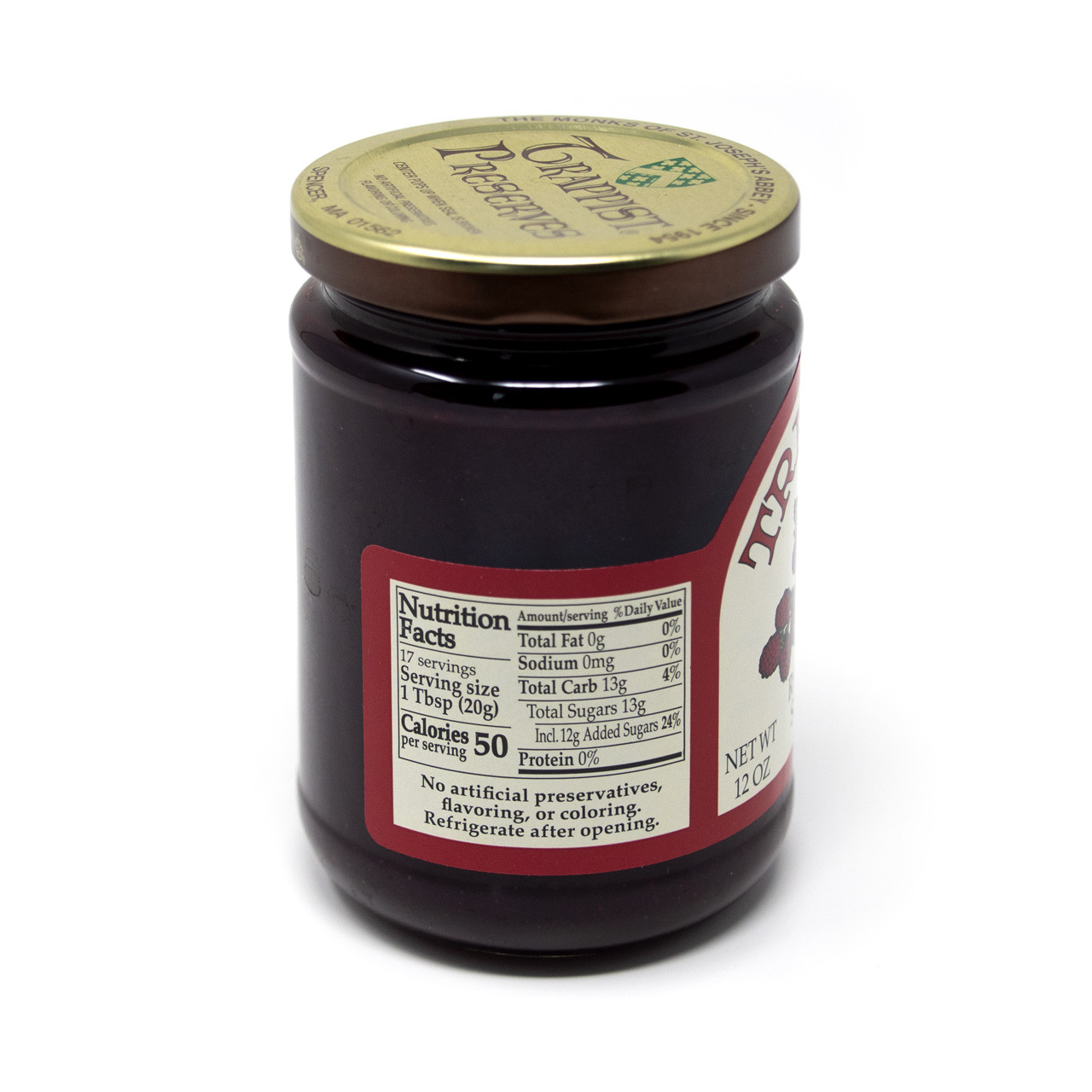 Trappist Preserves || Red Raspberry Seedless Jam - From The