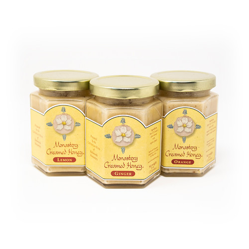 Redwoods Abbey || Gift Box: Monastery Creamed Honey | Lemon, Orange, Ginger - From The Cistercian Sisters of Northern California