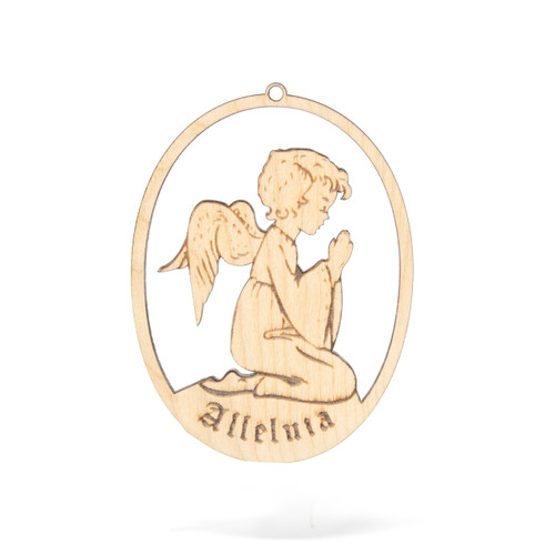 Subiaco Abbey | Wooden Ornament - Little Child Angel