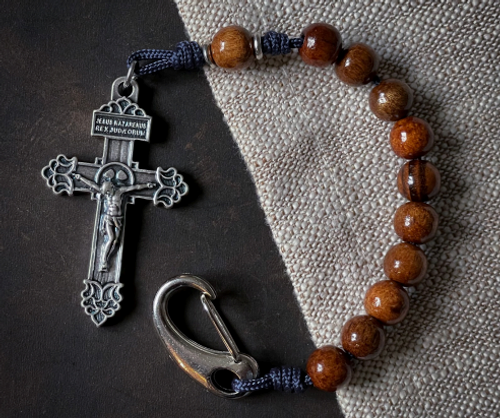 Handmade Pocket Rosary | Wisdom l | The Catholic Woodworker