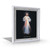 Divine Mercy - White Framed Canvas