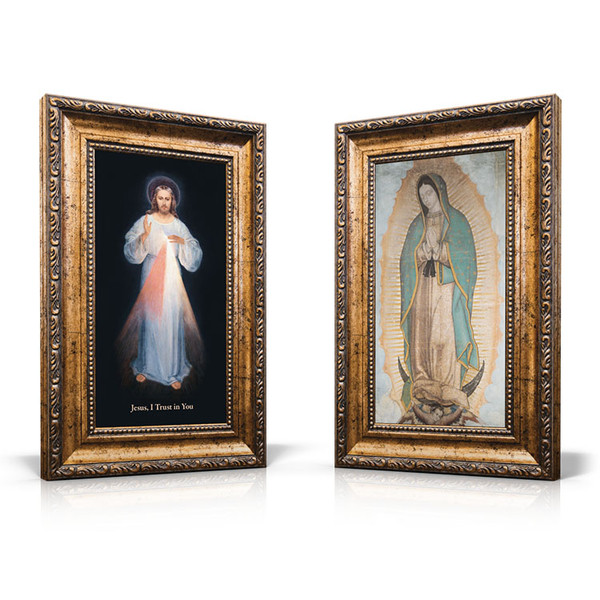 Divine Mercy (Vilnius) and Our Lady of Guadalupe Images