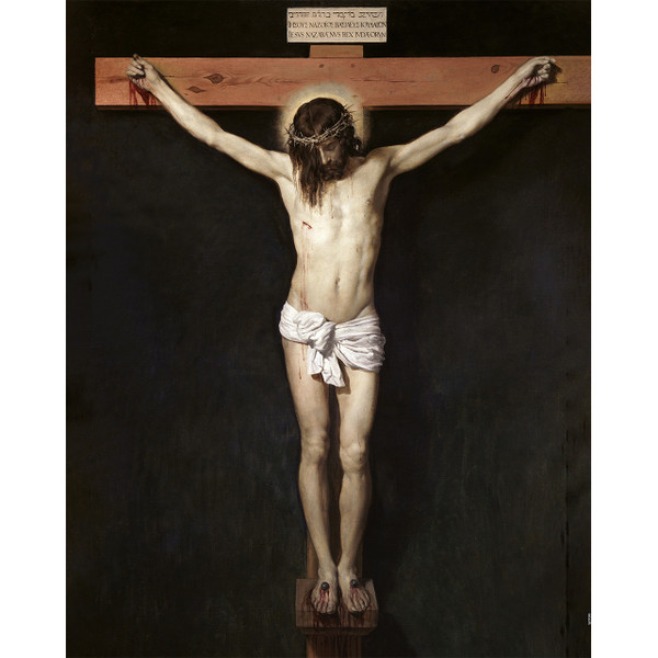 Christ Crucified painting by Diego Velázquez (1632) - Canvas Print - 16" x 20" - Crucifixion of Jesus