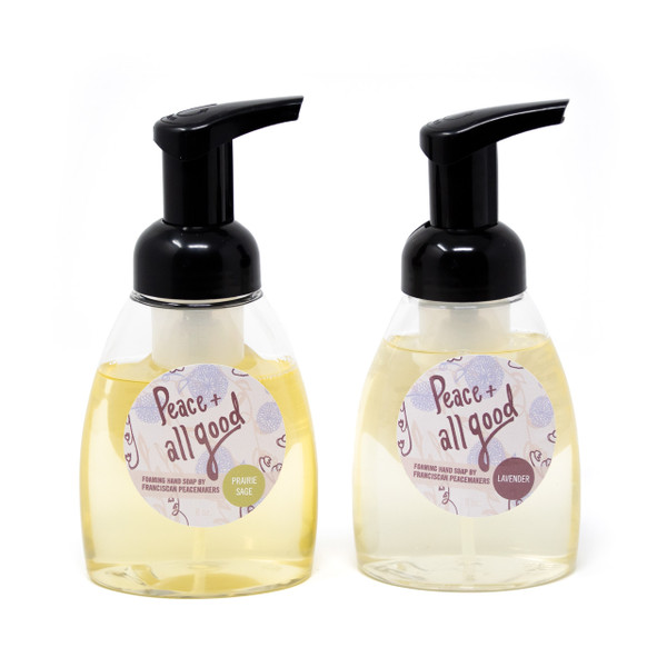 Franciscan Peacemakers | 2-Pack Foaming Hand Soap - Lavender and Prairie Sage