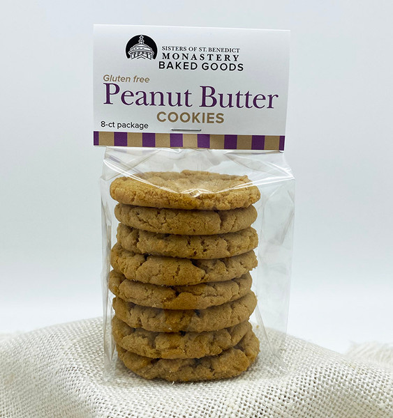 Monastery Baked Goods Gluten-Free Peanut Butter Cookies 8-ct