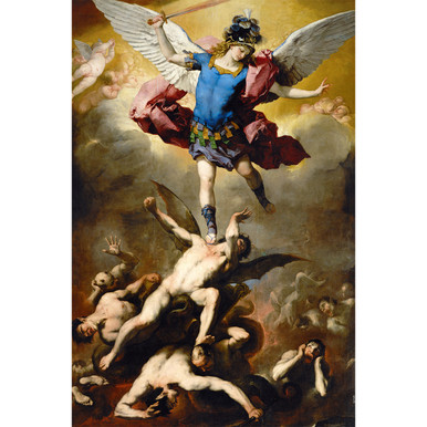 The Fall of the Rebel Angels painting by Luca Giordano (1666
