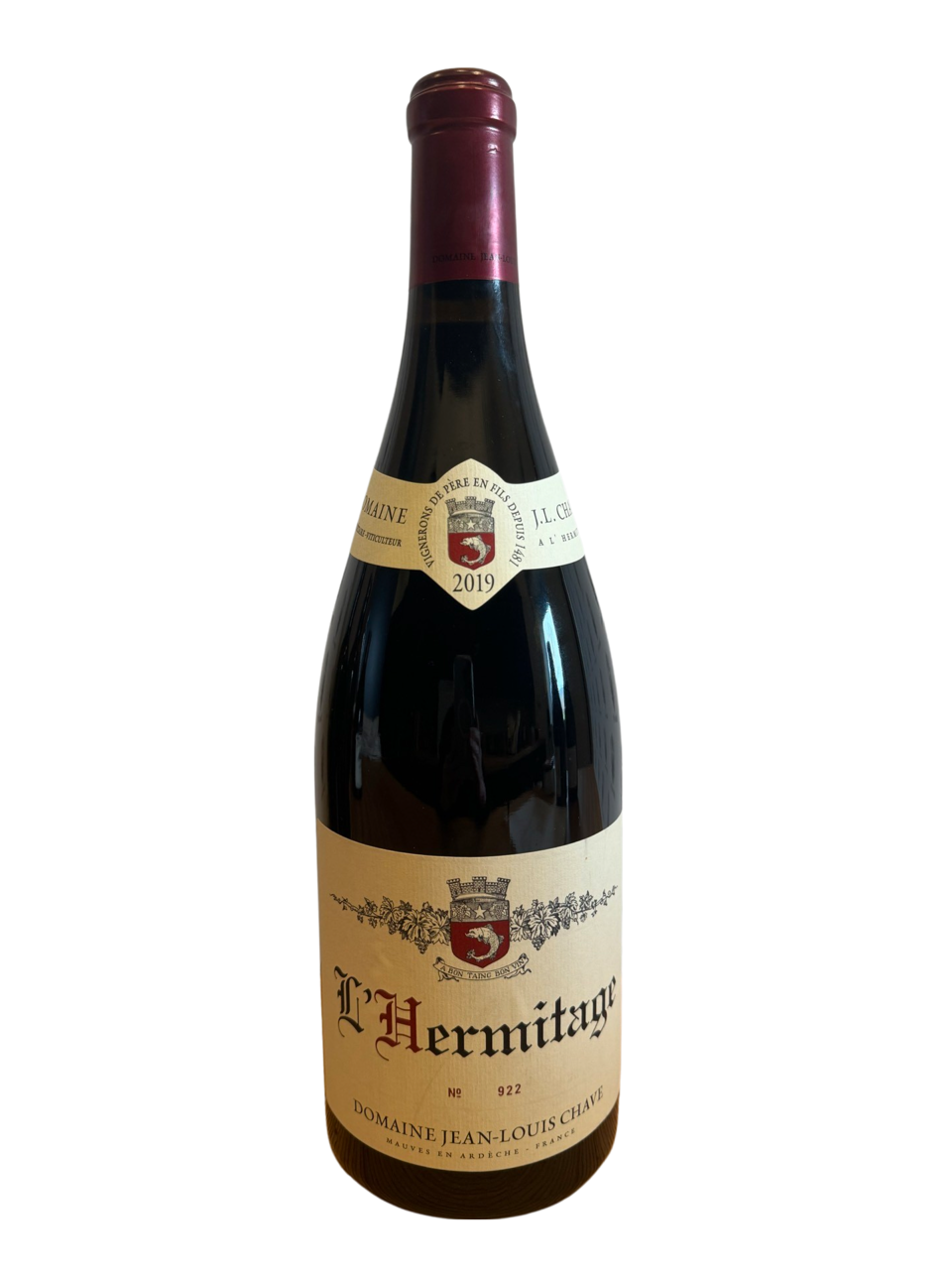 新品未開封Hermitage rouge 2009 Chave 2009 Domaine Jean-Louis Chave Hermitage - CellarTracker