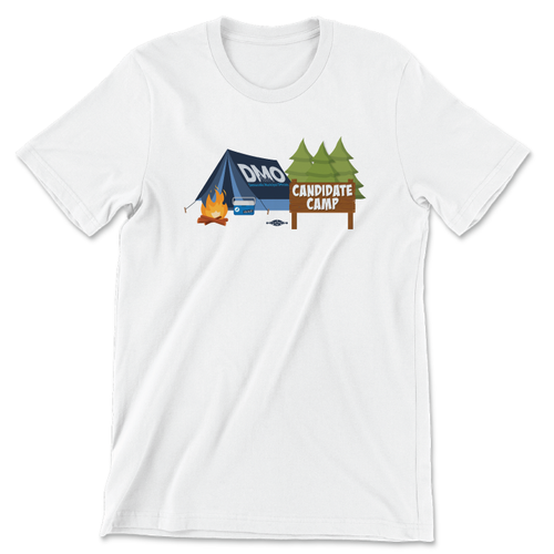 DMO Candidate Camp (Unisex White Tee) DMO Candidate Camp (Unisex White Tee)