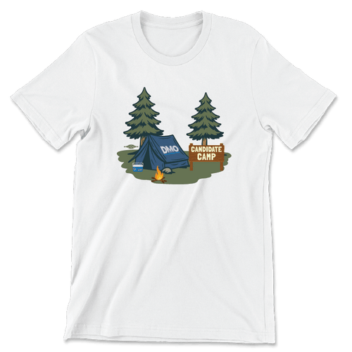 DMO Candidate Camp 2026 (Unisex White Tee)