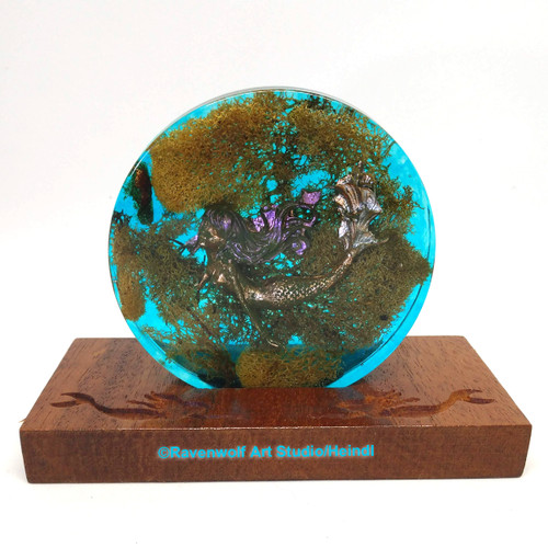 "Golden Mermaid" Fantasea Resin Waterscape