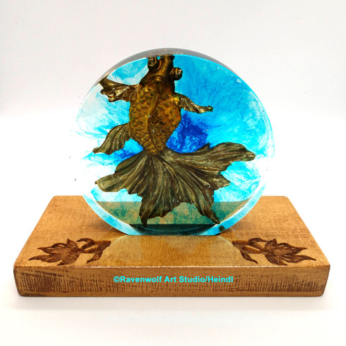 "Goldrush Lucky Goldfish" Prosperity Puck
