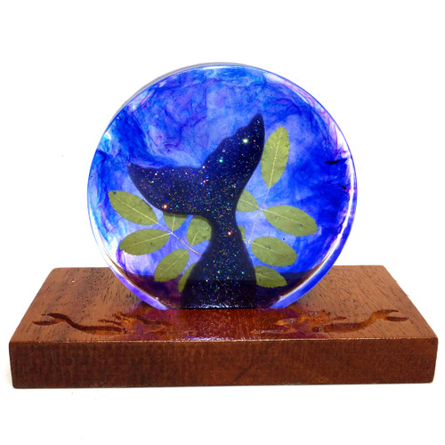 "Tail of Glittery Blues" Mermaid Fantasea Resin Waterscape