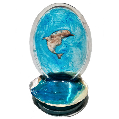 Pink Dolphin Statuette