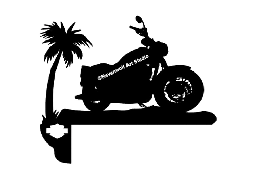 Motorcycle Door Trim Corner - Design ©Ravenwolf Art Studio
