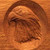 Detail of Eagle on 3D Bald Eagle Head 4x6 Mahogany Wood Frame 