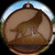 Wolf Howling Suncatcher Ornament Image 2