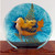 Zoomed in view of "Orlagh Golden Princess Mermaid" Fantasea Resin Waterscape