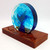 Side Angle view of "Aquamarine Tail" Mermaid Fantasea Resin Waterscape