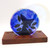 Back view of "Tail of Glittery Blues" Mermaid Fantasea Resin Waterscape