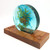 Angle view of "Turtle Terra" Sea Turtle Fantasea Resin Waterscape