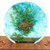 Detail of "Turtle Terra" Sea Turtle Fantasea Resin Waterscape