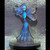 Blue Iridescence Fairy Statuette