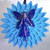 Blue Fairy on Blue Mandala Ornament