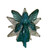 Turquoise Fairy on Clear Sun Ornament