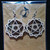 Pentacle Circle Mandala Earrings