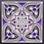 Layered Wood Purple Pendulum Mandala