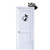Music Notes-Acoustic Door Corner Design ©Ravenwolf Art Studio Sample Image