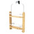 Bondi Over Door Screen Bamboo Shower Caddy with Universal Mounting Hook Shelving Hanging Organiser