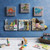 Foldee 3 Tier Stackable Wall Mountable Storage Baskets with Wheels