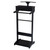 Valet Stand with Tie Racks & Accessories Organisers, Black