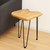 Taryn Live Edge Timber Slab Side Table, Large