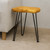 Taryn Live Edge Timber Slab Side Table, Small