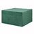 Foldlux Ottoman Sofa Bed with Slip Cover, Velvet green