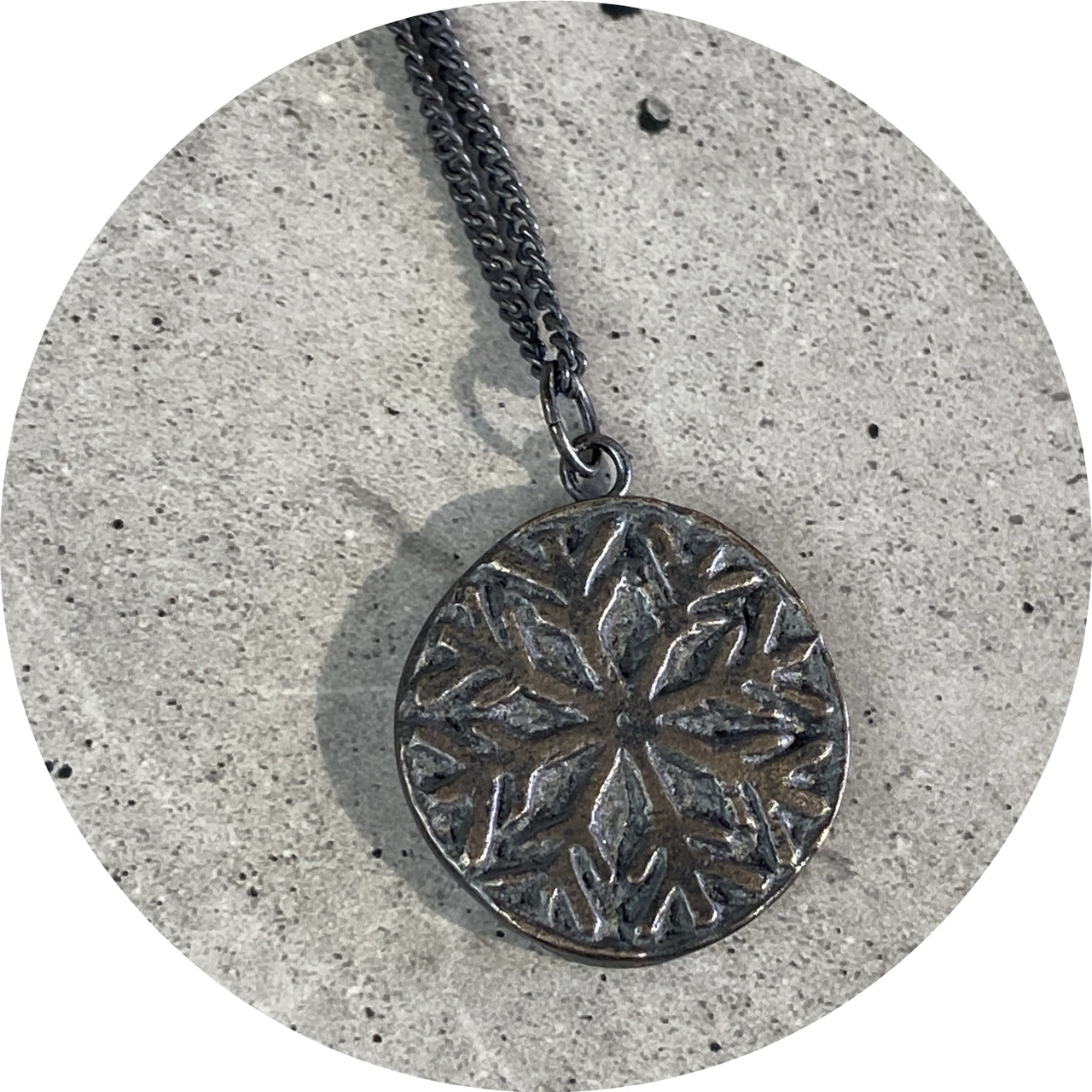 Sterling Silver Christmas Snowflake Necklace By Ellie Ellie |  notonthehighstreet.com