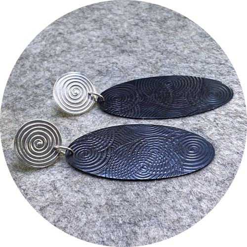 Ann Welton- Rain keeps falling...1. Oxidised copper, fine silver and sterling silver. Ann Welton- Rain keeps falling...1. Oxidised copper, fine silver and sterling silver.